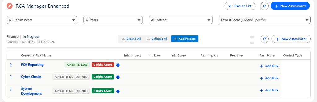 DefinedGRC RCSA Mapping